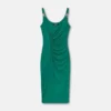 Robe midi en jersey de viscose