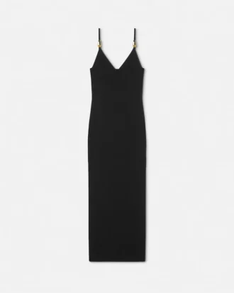 Robe midi en jersey de viscose