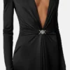 Robe midi en jersey de viscose
