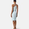 Robe midi en jersey de viscose