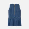 Robe plissée en denim pour enfant Robe plissée en denim pour enfant