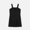 Robe plissée en laine mélangée pour enfants Robe plissée en laine mélangée pour enfants