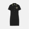 Robe polo midi V-Emblem