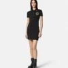Robe polo midi V-Emblem
