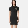 Robe polo midi V-Emblem