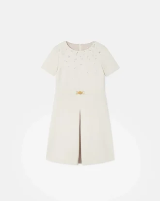 Robe pour enfant ornée de coutures Milano