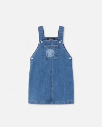 robe salopette en denim pour enfant 1 330x413 - Robe salopette en denim pour enfant