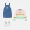 Robe salopette en denim pour enfant