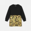 Robe sweat en jersey de coton imprimé pour bébé Robe sweat en jersey de coton imprimé pour bébé