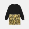 Robe sweat en jersey de coton imprimé pour bébé Robe sweat en jersey de coton imprimé pour bébé