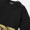 Robe sweat en jersey de coton imprimé pour bébé Robe sweat en jersey de coton imprimé pour bébé