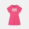 Robe sweat-shirt imprimée en jersey de coton pour enfant Robe sweat-shirt imprimée en jersey de coton pour enfant