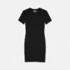 Robe t-shirt avec logo institutionnel en cristal Robe t-shirt avec logo institutionnel en cristal