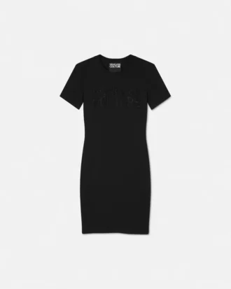 Robe t-shirt avec logo institutionnel en cristal