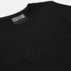 Robe t-shirt avec logo institutionnel en cristal Robe t-shirt avec logo institutionnel en cristal