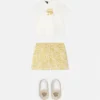 Robe t-shirt imprimée en coton pour bébé