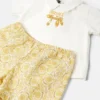 Robe t-shirt imprimée en coton pour bébé