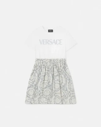 Robe t-shirt imprimée en coton pour enfants