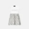 Robe t-shirt imprimée en coton pour enfants Robe t-shirt imprimée en coton pour enfants