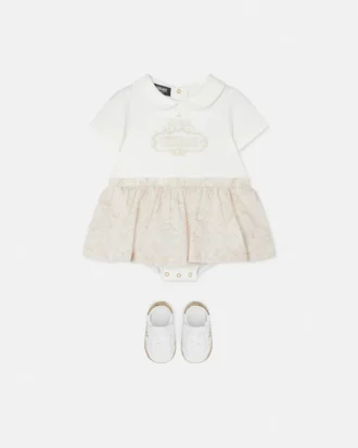 Robe t-shirt imprimée en coton pour enfants