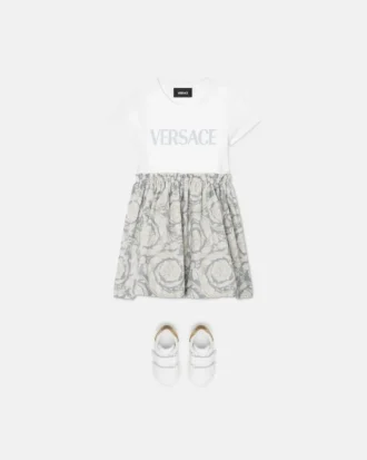 Robe t-shirt imprimée en coton pour enfants