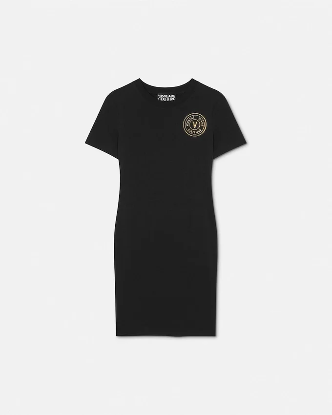 Robe t-shirt à logo V-Emblem Robe t-shirt à logo V-Emblem