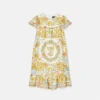 Robe à volants en soie Barocco Silk pour enfants Robe à volants en soie Barocco Silk pour enfants