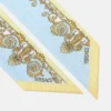 Ruban en twill de soie imprimé