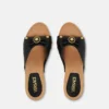 Sabots en cuir Opera Bow 110 mm