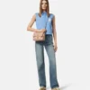 Sac à bandoulière Kleio en cuir nappa matelassé Sac à bandoulière Kleio en cuir nappa matelassé