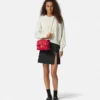 Sac à bandoulière Kleio en cuir nappa matelassé Sac à bandoulière Kleio en cuir nappa matelassé