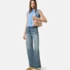 Sac à bandoulière Kleio en cuir nappa matelassé Sac à bandoulière Kleio en cuir nappa matelassé