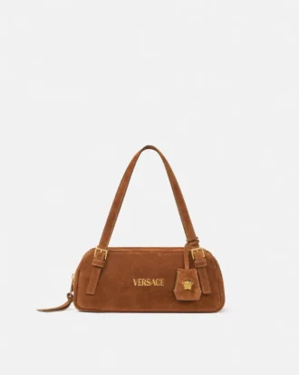 Sac bowling en daim Versace Tag