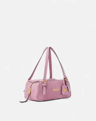 Sac bowling en daim Versace Tag