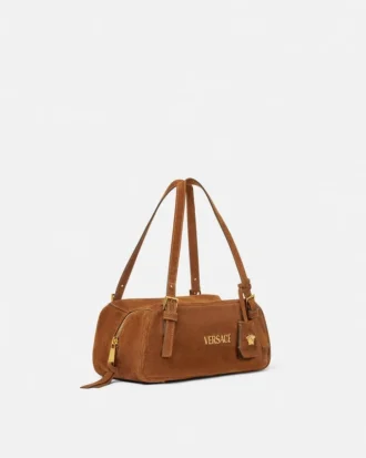 Sac bowling en daim Versace Tag