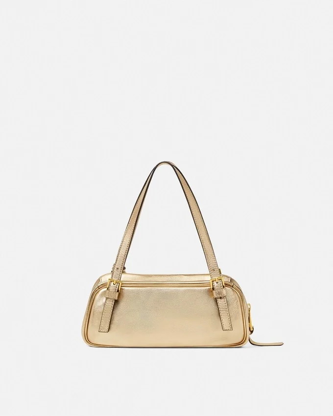 Sac bowling métallisé Versace Tag Sac bowling métallisé Versace Tag