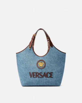 Sac fourre-tout en denim La Medusa
