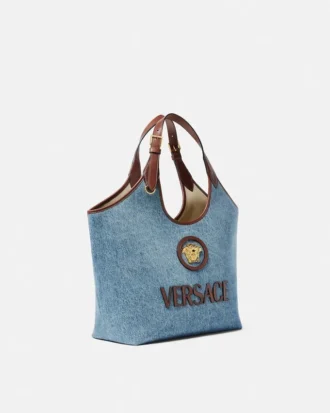 Sac fourre-tout en denim La Medusa