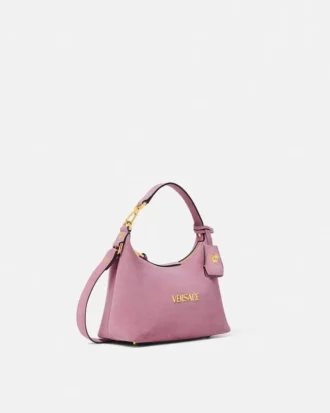 Sac hobo en daim Versace Tag