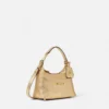 Sac hobo métallisé Versace Tag