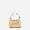 Sac hobo métallisé Versace Tag