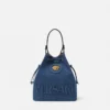 Sac seau en denim La Medusa