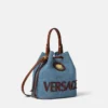 Sac seau en denim La Medusa