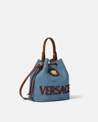 Sac seau en denim La Medusa