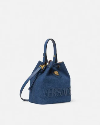 Sac seau en denim La Medusa