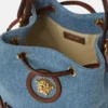 Sac seau en denim La Medusa