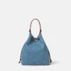 Sac seau en denim La Medusa