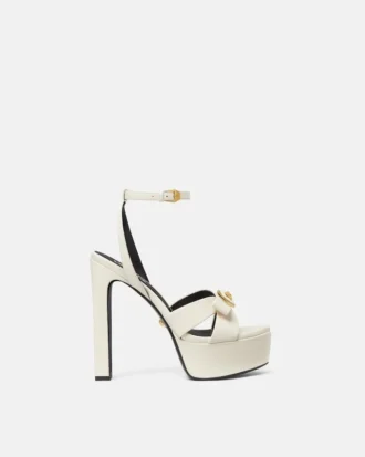 Sandales en cuir Gianni Ribbon 140 mm