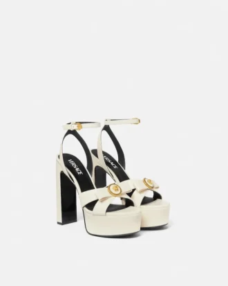 Sandales en cuir Gianni Ribbon 140 mm