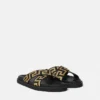 Sandales en cuir nappa jacquard Sandales en cuir nappa jacquard
